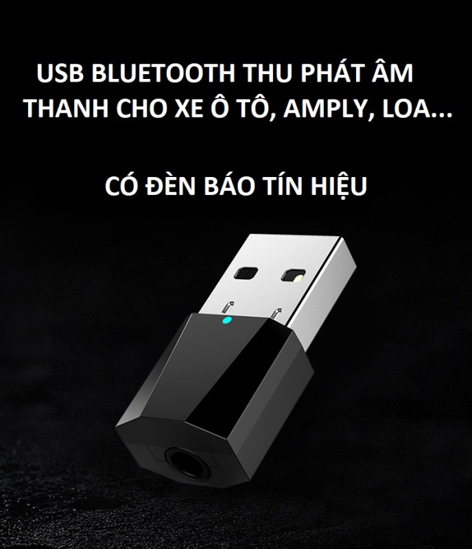 USB bluetooth thu phát âm thanh nổi cho ô tô, amply, loa và các thiết bị nghe nhạc