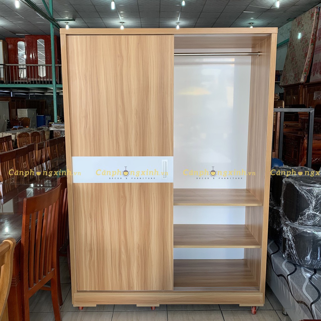 [Freeship HCM] Tủ áo cửa lùa gỗ MDF CPX-T21