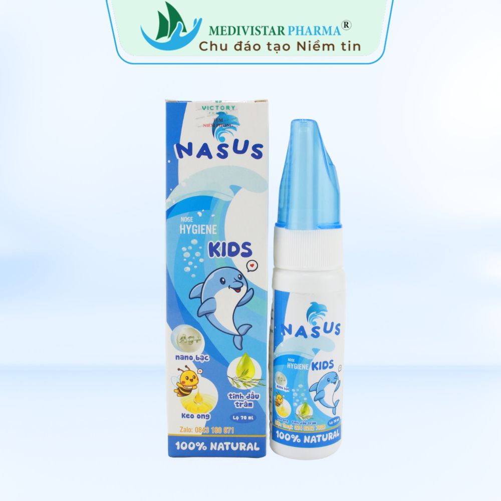 Xịt mũi Nasus giúp Vệ sinh mũi, phòng chống các bệnh về đường hô hấp