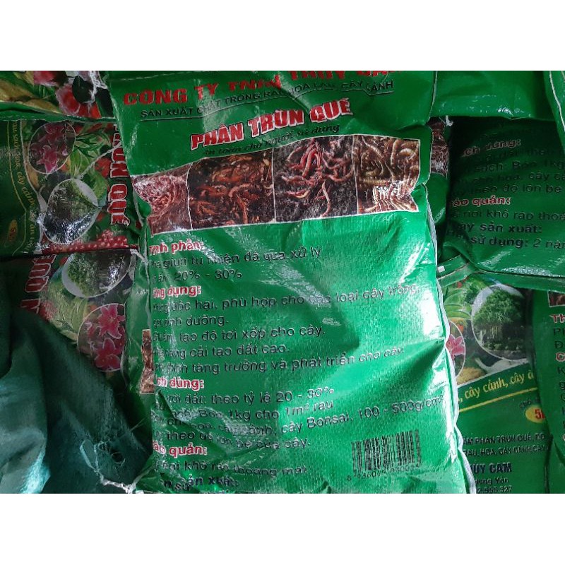 Phân trùn quế Công Ty TNHH THỦY CAM 5kg