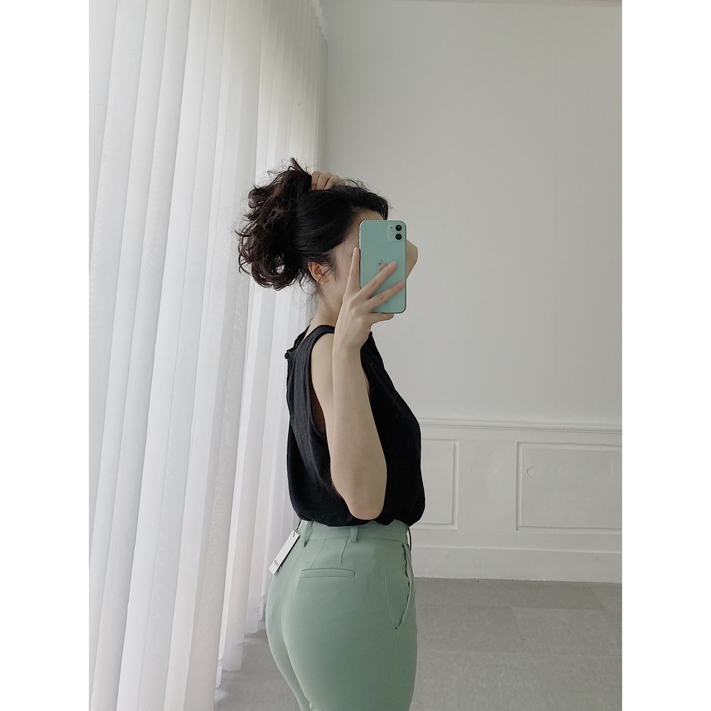YU CHERRY | Áo nữ  Basic Long Tank Top YA364