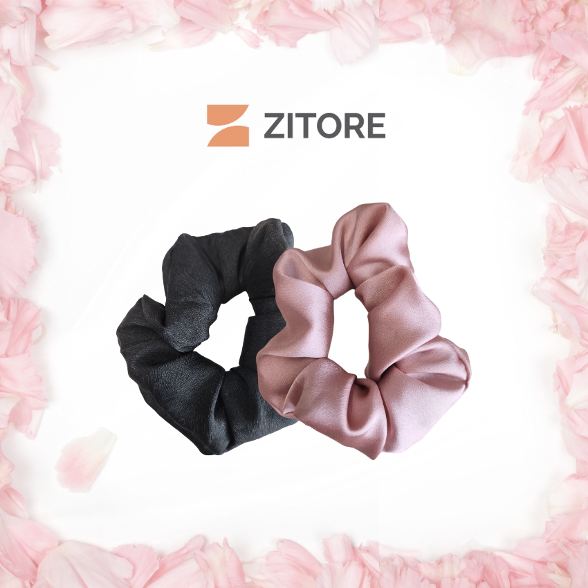 [LAZSOCIAL0850K - 50K MOV 250K] Cột tóc lụa Scrunchies - Sản Phẩm Chính Hãng Từ Zitore