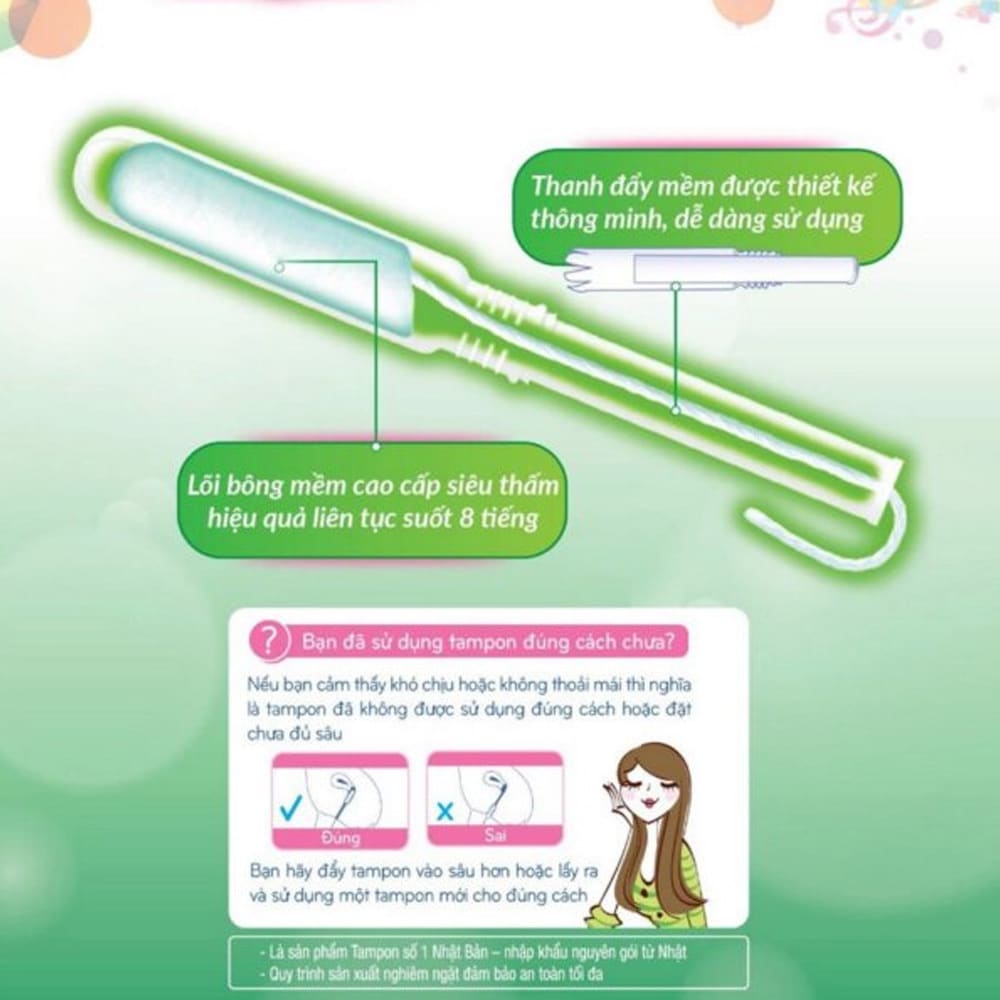 Băng Vệ Sinh Siêu Thấm Soft Tampon Super SOFY 9 miếng
