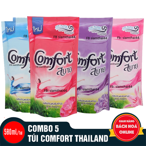 combo 3 gói nước xả comfort thái lan 580ml