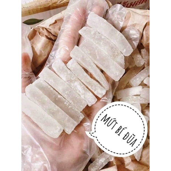 (Loại Ngon Ko Tẩy Trắng) Mứt Bí Đao Đũa Ngọt Thanh - Hũ 500Gr