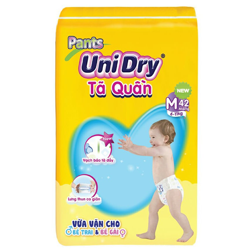 Tã Bỉm Quần Unidry Pants M42 Bé 7 12Kg
