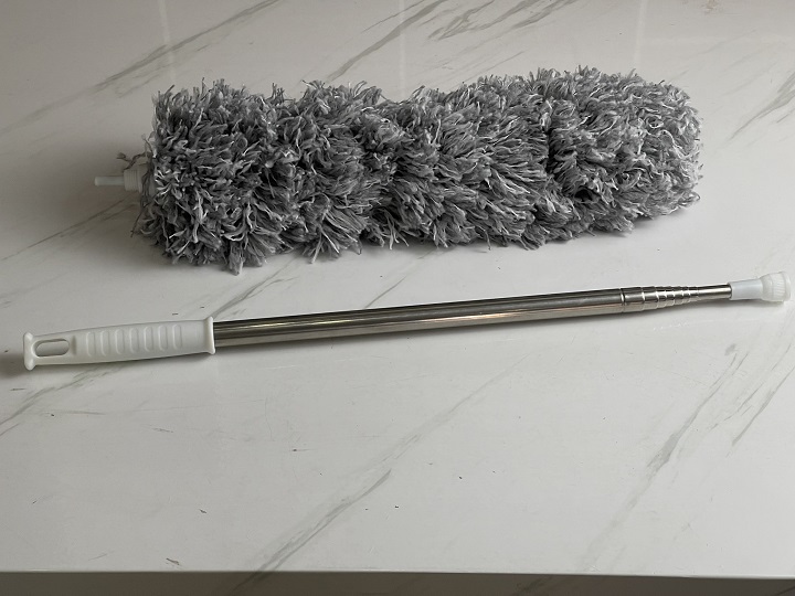 [HCM]Cây Chổi Lông Quét Bụi Inox Cán Dài Cao Cấp