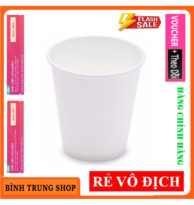Combo 200 ly Giấy Hàn Quốc 5OZ 180ML - Nhiều Màu