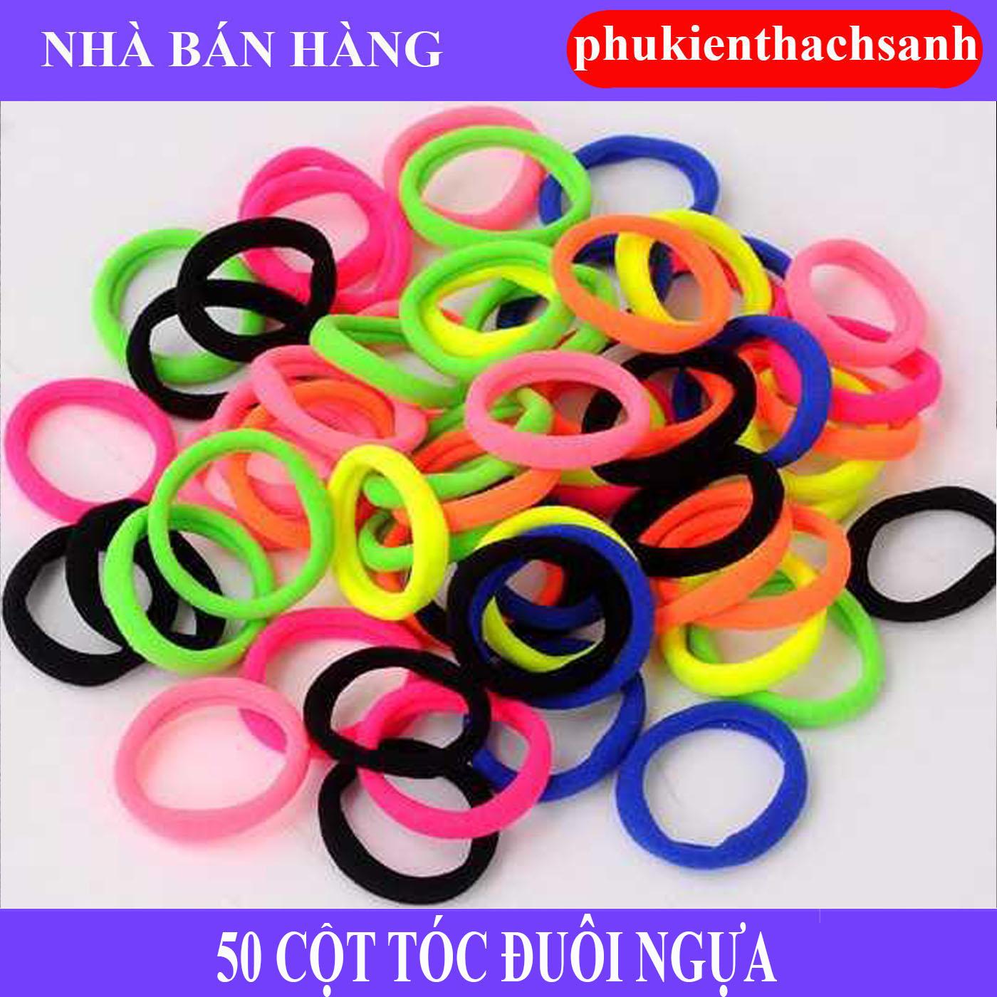 Bịch dây thun cột tóc đuôi ngựa dễ thương cho các bé gái