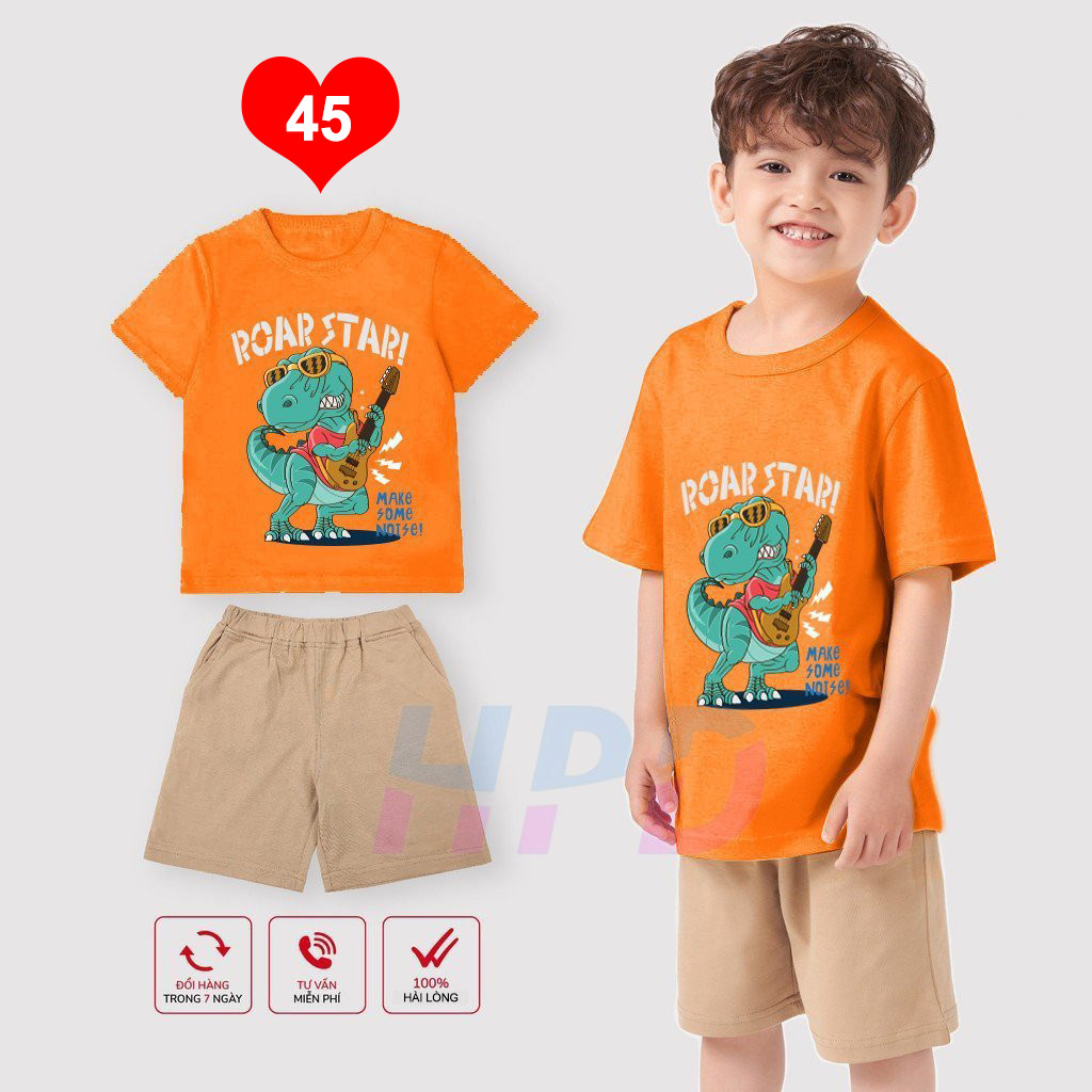 Bộ cotton cho bé mẫu 45 cam