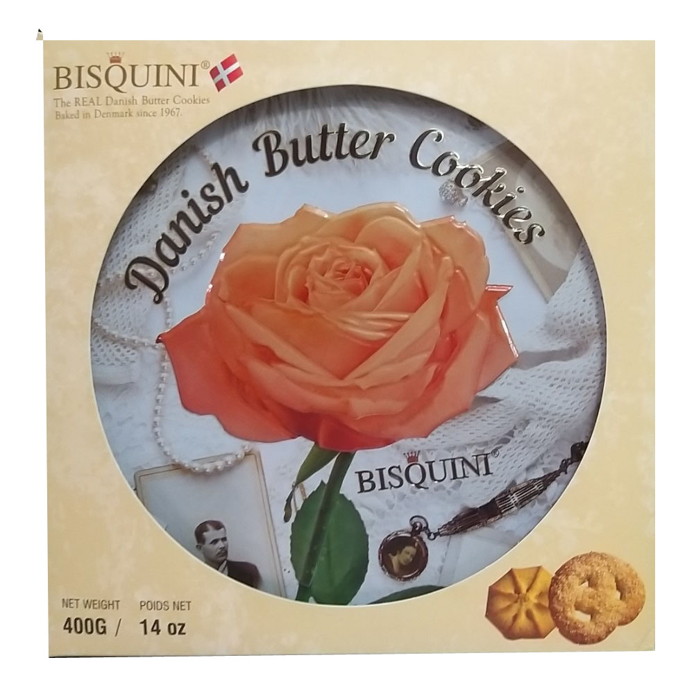 [ Quà tết 2021 ] Bánh quy Disquini Danish Butter Cookies 400g