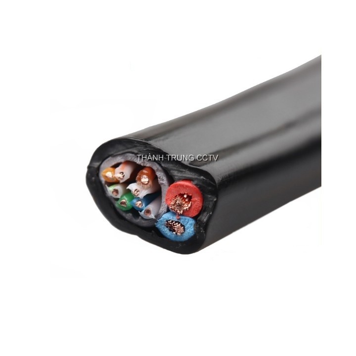 Outdoor network cable cat5 with power cord