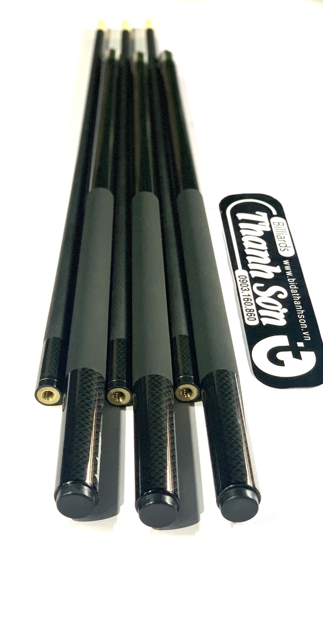 Cơ bida LỖ Ngọn phủ carbon 3D