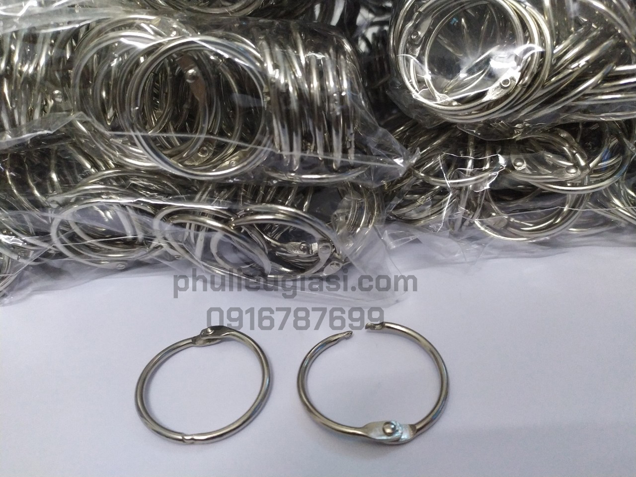 [HCM]COMBO 50 KHOEN MỞ MÀU BẠC 2.6 CM