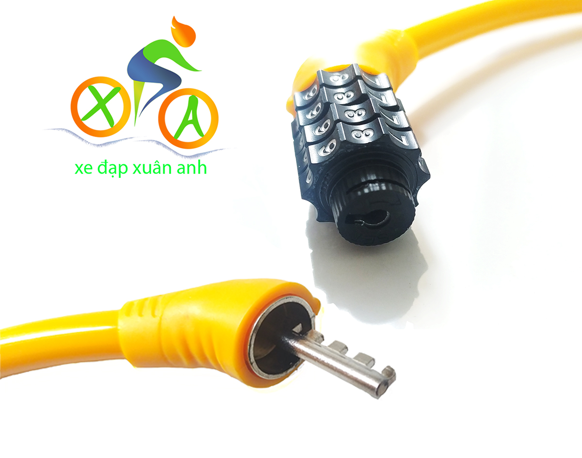 Khóa dây 4 số chống trộm xe đạp