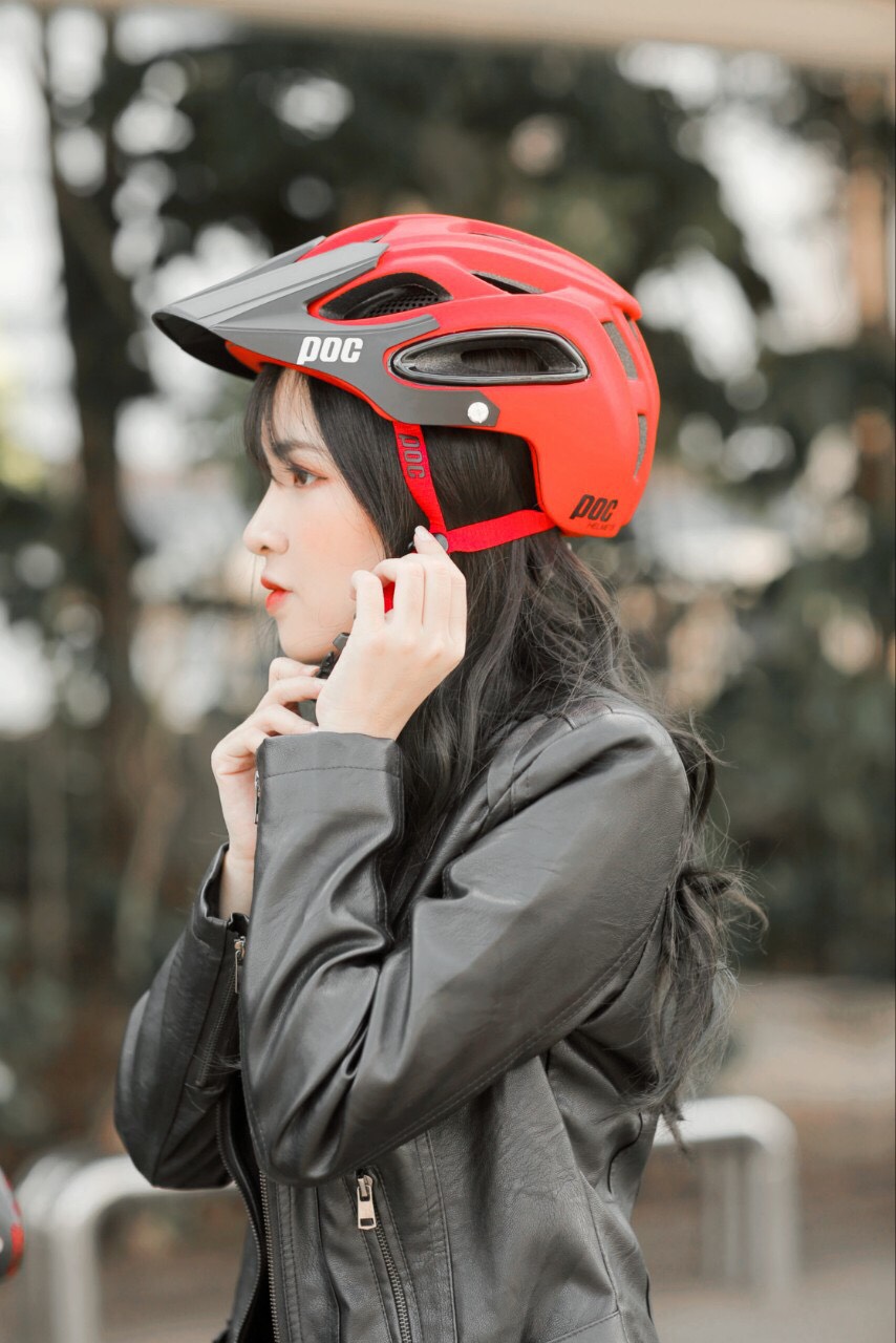 [FREESHIP] NÓN XE ĐẠP POC 07 Xám Xi Măng Nhám