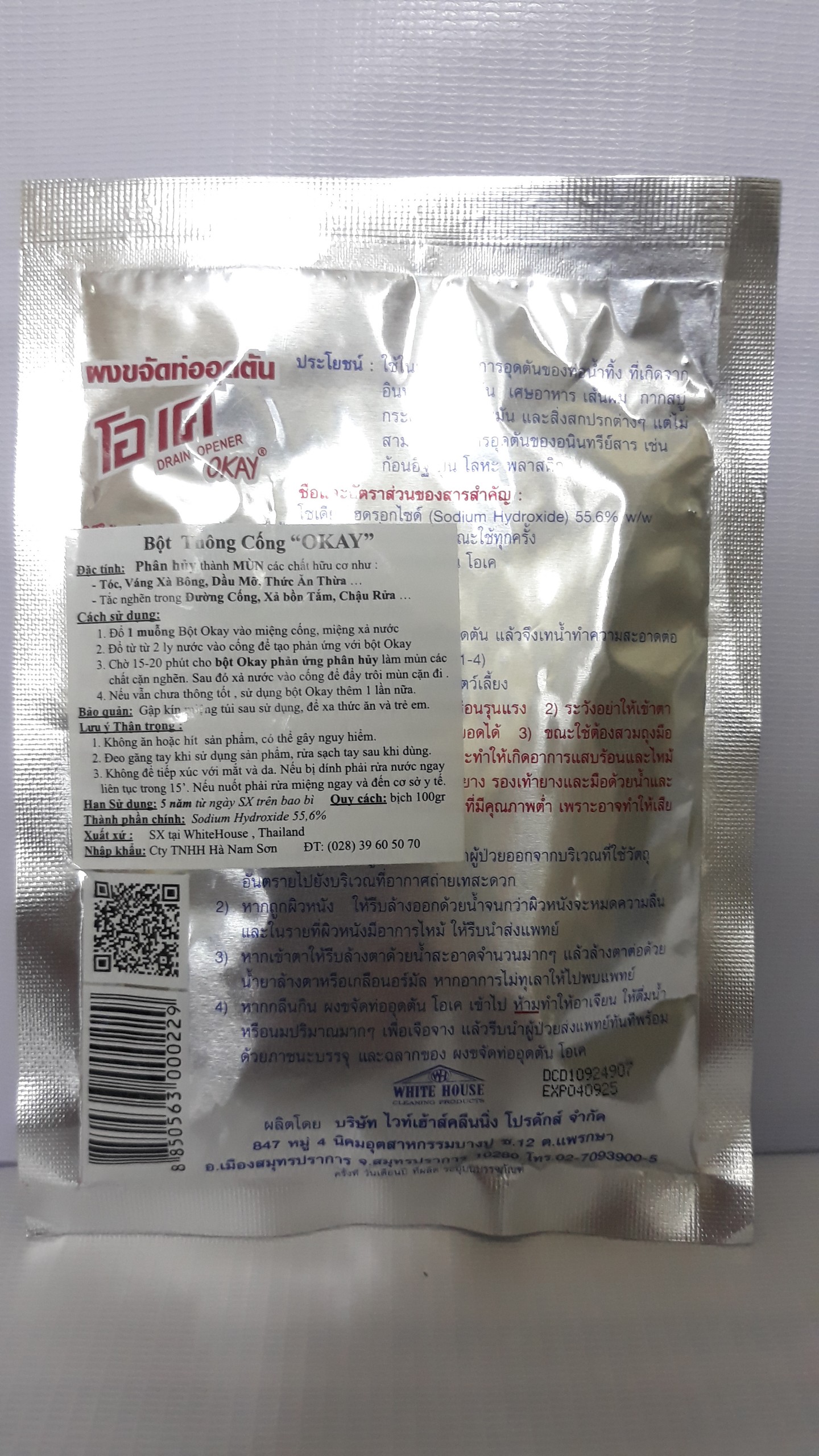 Bột Thông Cống Okay 100g
