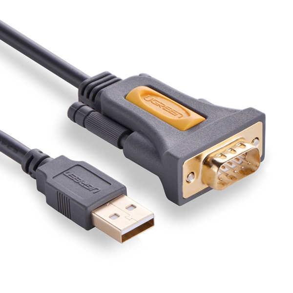 Cáp chuyển đổi usb 2.0 ra com rs232 ugreen 20222 dài 2m
