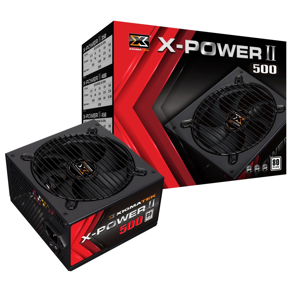 Nguồn Xigmatek 500W X-Power II 80 Plus