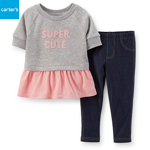 Bộ bé gái carters 2 tuổi - 2 cái - hàng mỹ