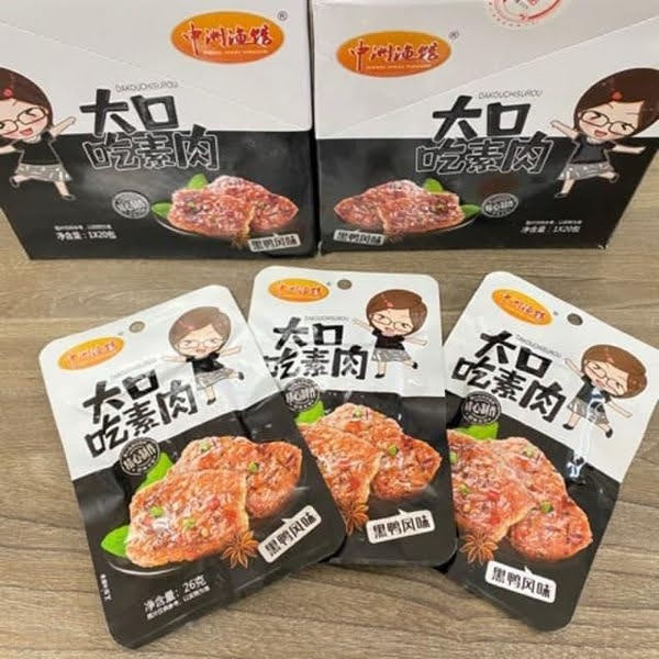 [hot] 1 gói THỊT BÒ NƯỚNG BBQ CHAY cay cay