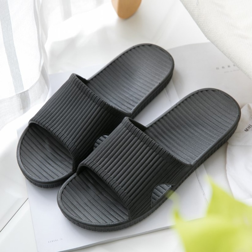 Dép đi trong nhà nhà tắm văn phòng nhựa nguyên khối siêu nhẹ siêu bền chống trơn trượt - DU5 krs2067 giá rẻ