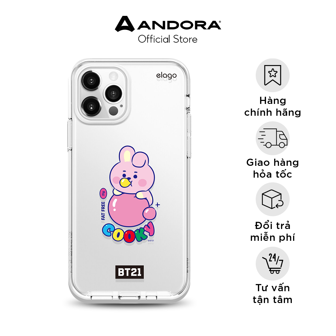 Ốp iPhone 12 6.1 inch Elago LINE FRIENDS Collaboration BT21