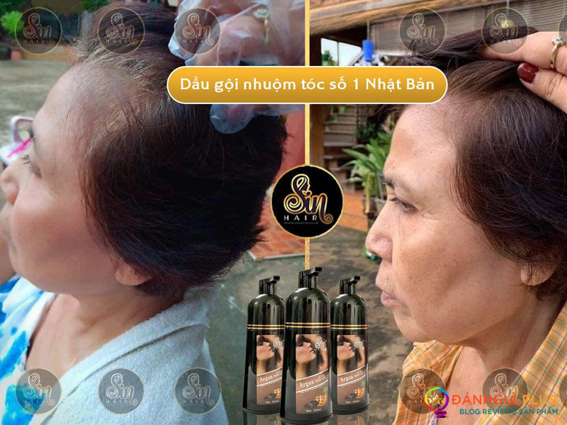 [HCM]Dầu Gội Phủ Đen Tóc CHống Rụng SIN HAIR