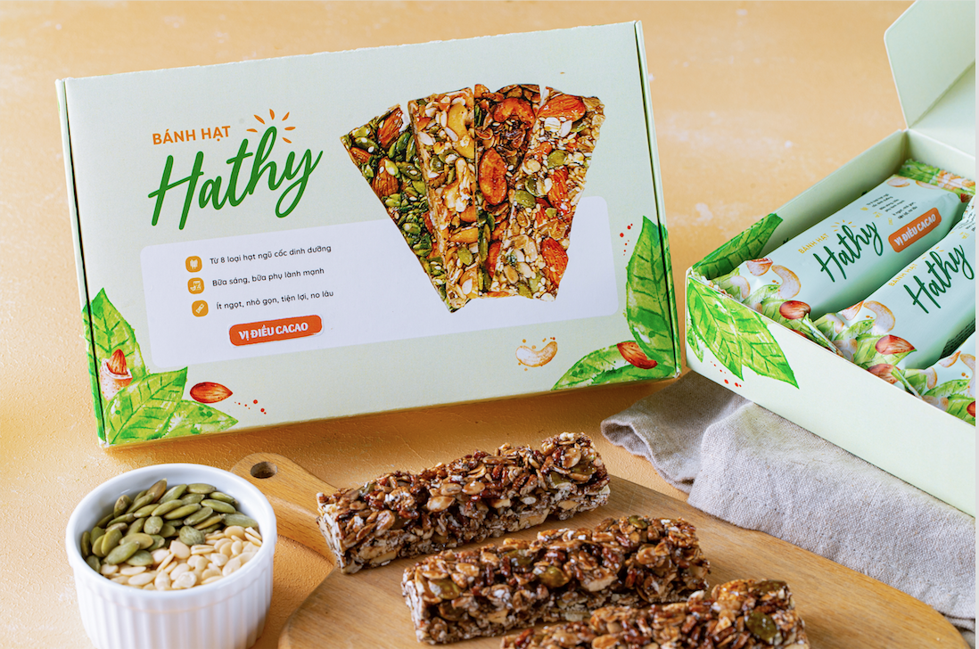 Bánh hạt Hathy - Vị hạt điều cacao