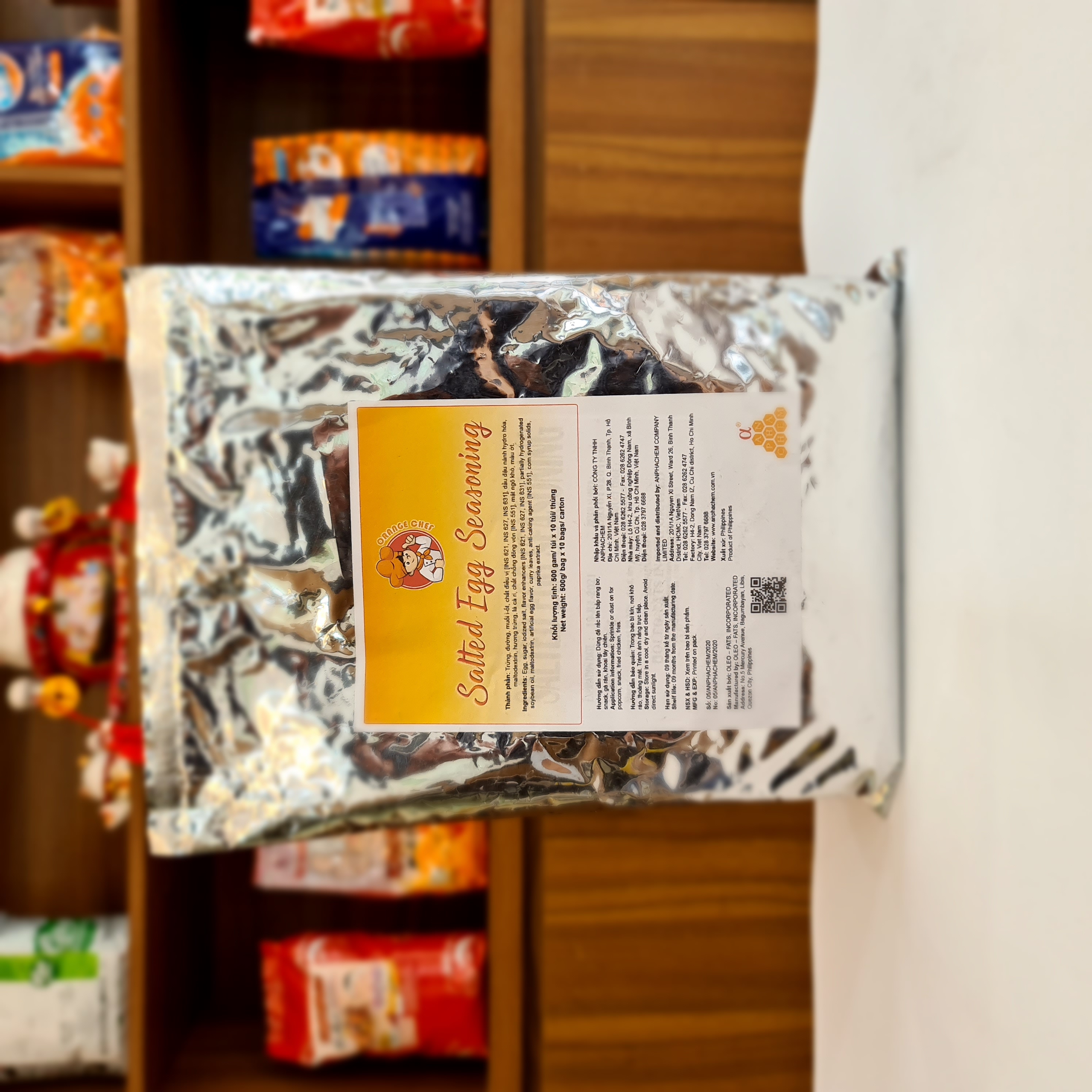 BỘT TRỨNG MUỐI 500g - Rồng Xanh Foods