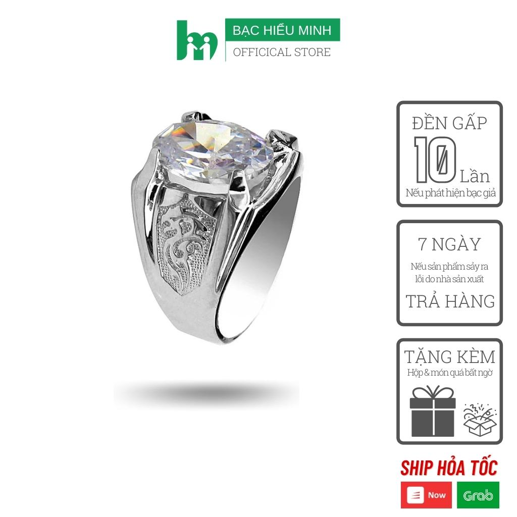 nhẫn nam bạc ta Bạc Hiểu Minh na362s