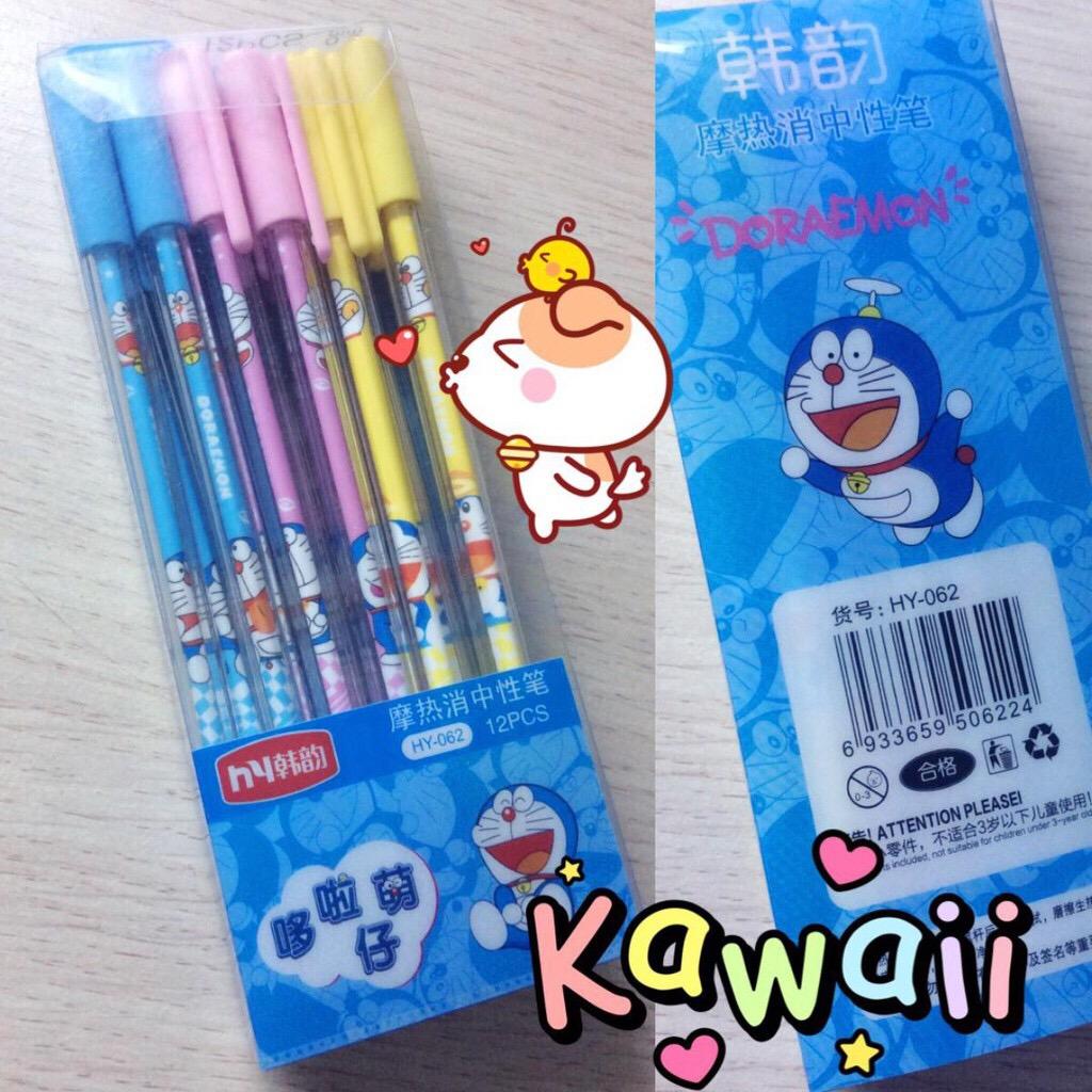 [GIÁ SỈ 30k/Hộp] 5 Hộp Bút Doraemon Viêt xóa được