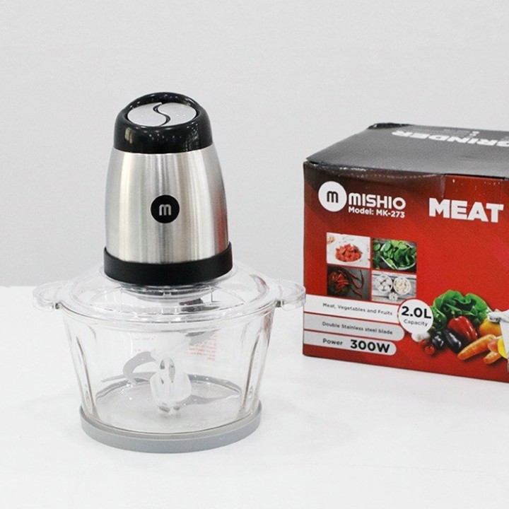 Máy xay thịt đa năng 2 lít Mishio MK-273