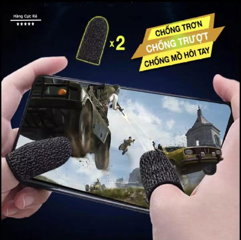 Bao tay chơi game, Găng tay chơi FF, PUBG, Liên quân Mobile chuyên nghiệp, Miếng Bảo Vệ Ngón Tay Chống Trượt, Chống Mồ Hôi, Dùng Khi Chơi Game, Điện Thoại Di Động.