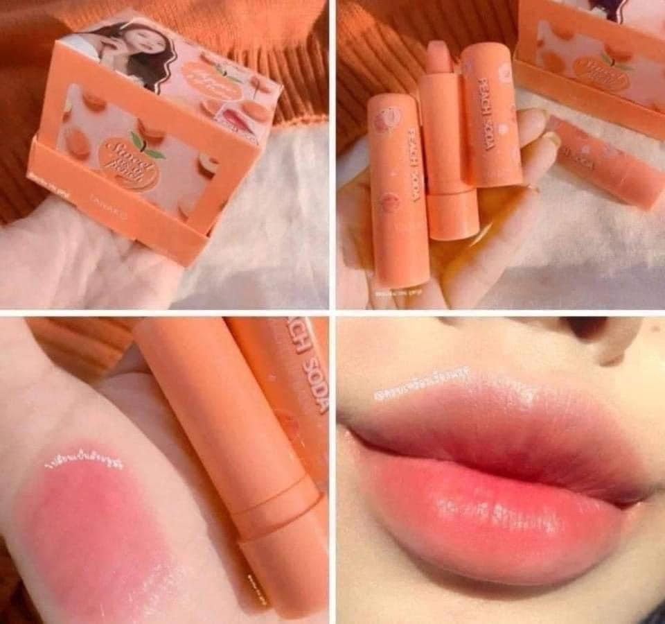 Son Dưỡng Môi Đào TANAKO Thái Lan Magic Lip Balm
