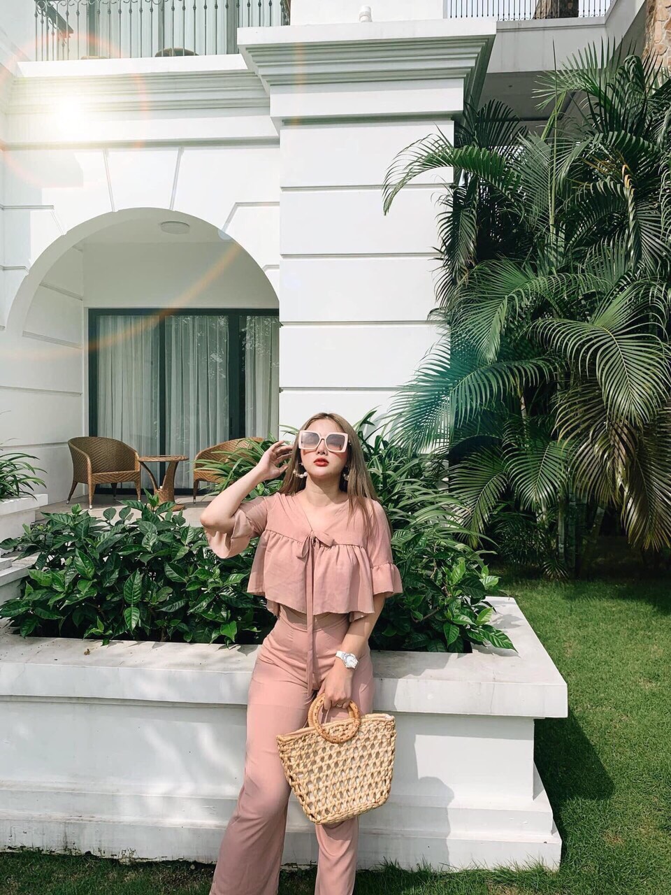 Set kiểu quần ống rộng