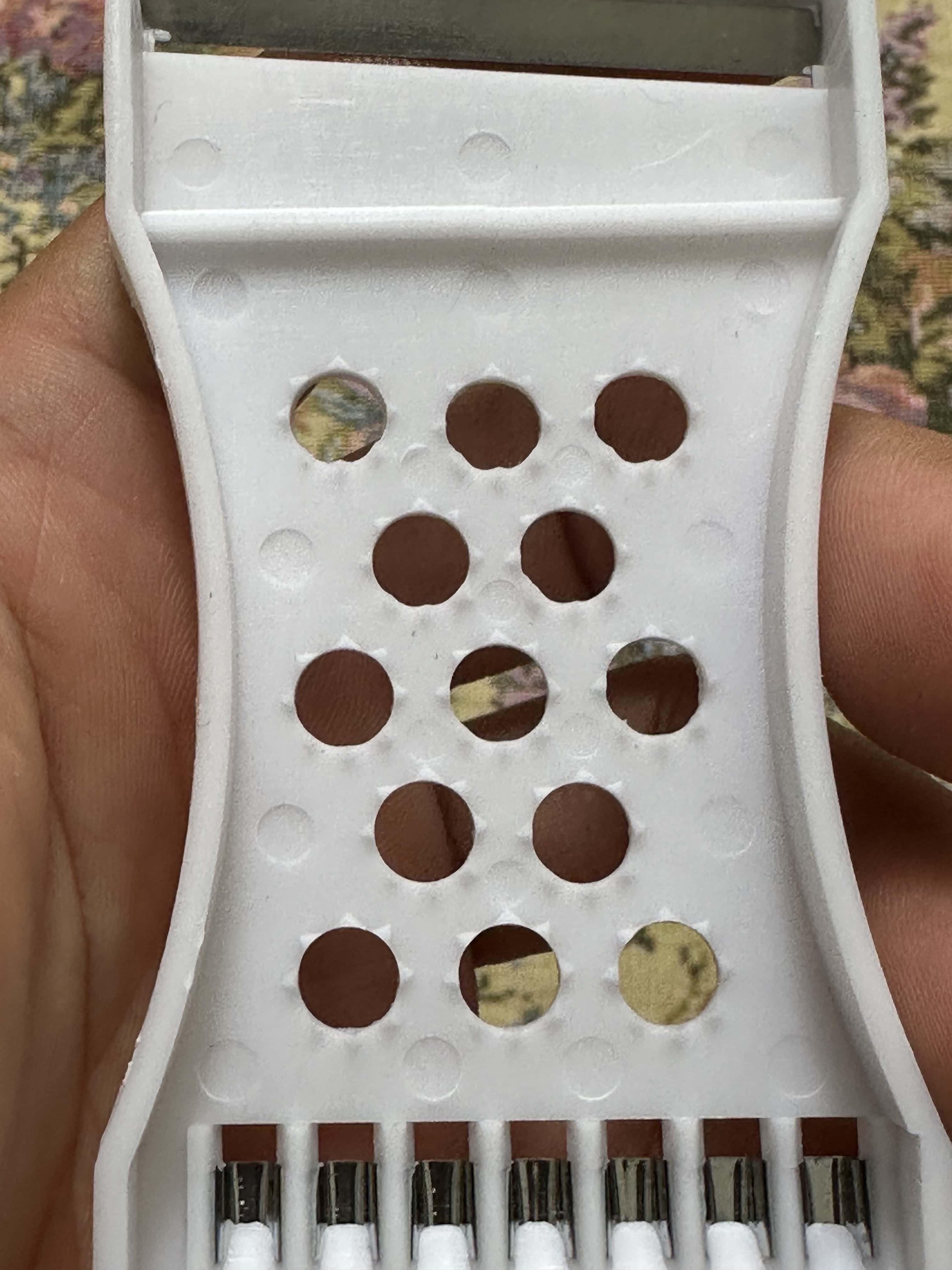 Dao nạo cắt rau củ đa năng 5 trong 1, 17x7cm, bào rau củ quả cực bền, nhỏ mà có võ, cực bền, lưỡi dao là thép không gỉ vô cùng dễ vệ sinh.