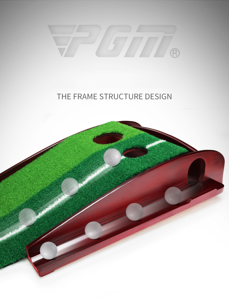 Thảm Tập Putting Golf - PGM Pine Wood Golf Putting Trainer