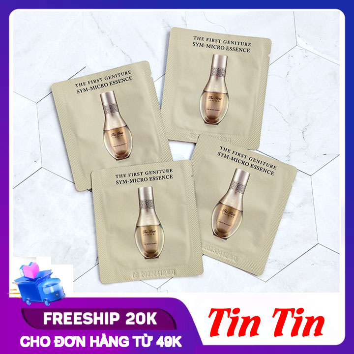 Combo 40 gói sample tinh chất siêu vi tái sinh da ohui the first geniture sym – micro essence 1ml x 40