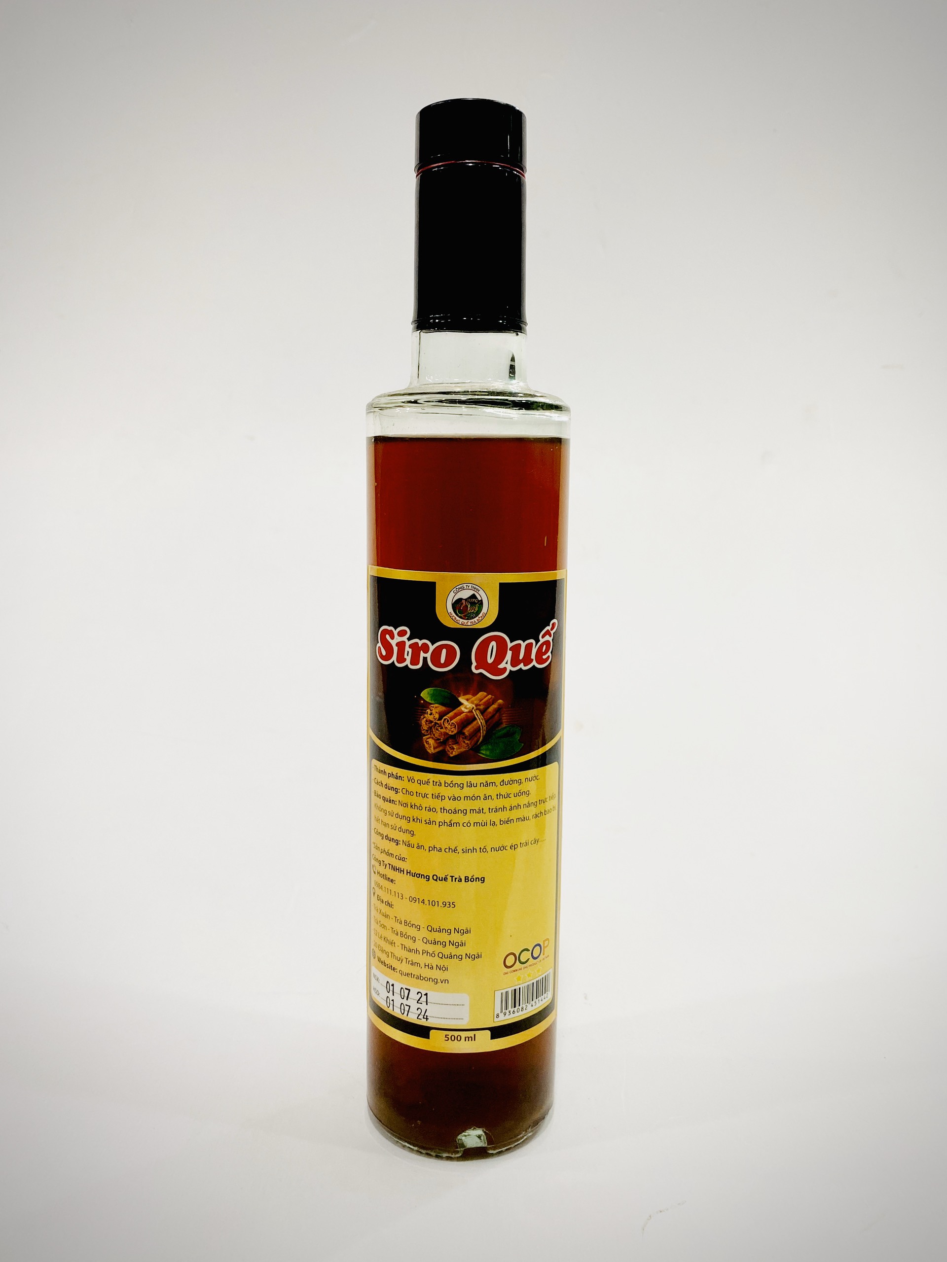 Siro Quế 500ml, Hương Quế Trà Bồng