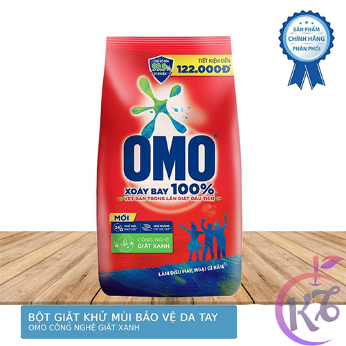 Bột giặt Omo 2.9kg hệ bọt thông minh công nghệ giặt xanh đánh bay mọi vết bẩn - xà bông bot giat tay
