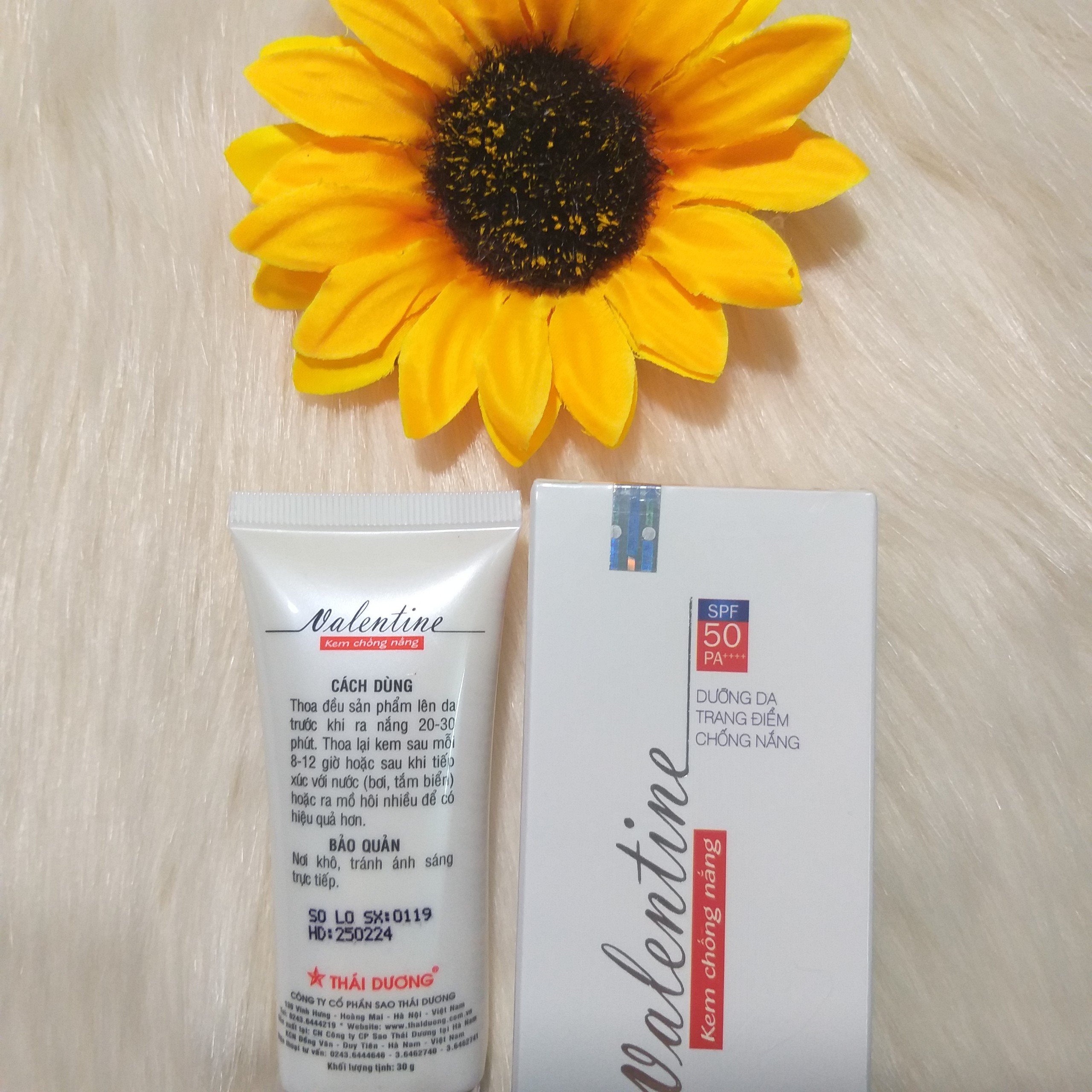 Kem chống nắng Valetine SPF 50 ( 30g)