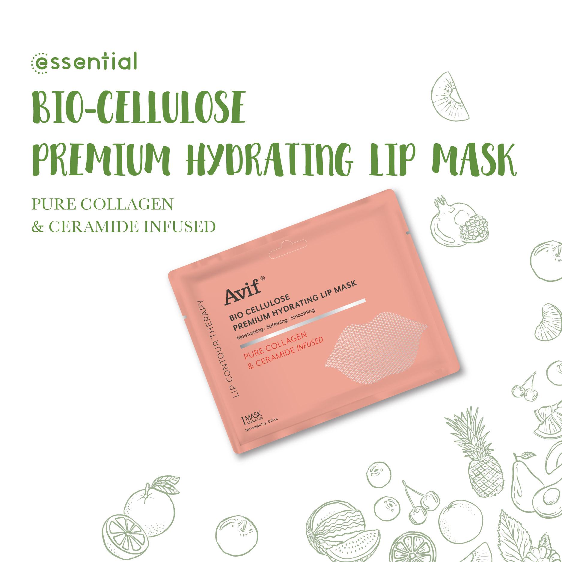 Mặt Nạ Môi Bio Cellulose Premium