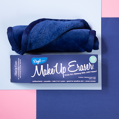 Khăn tẩy trang và tẩy da chết siêu mềm mịn MakeUp Eraser bản Xanh Hoàng Gia Royal Navy