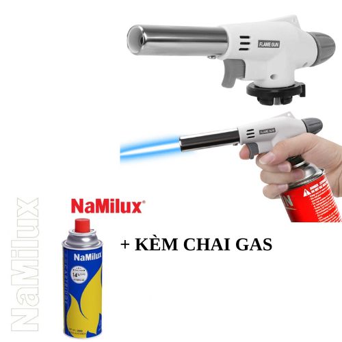 Đầu Khò Ga Cầm Tay Sử Dụng Bình Gas Mini - Đầu Khò Gas Đánh Lửa Tự Động Dùng Với Lon Gas Mini.