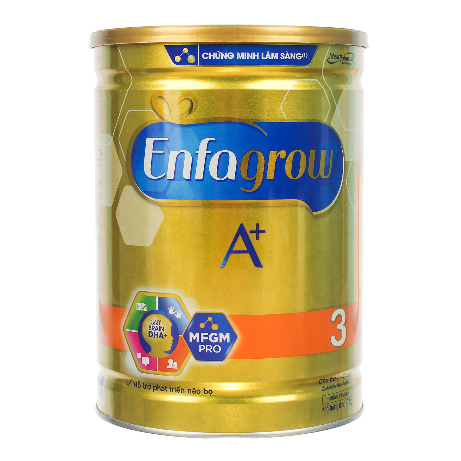 Sữa Bột Enfagrow A+ MFGM 3 1.7kg (cho bé 1-3 tuổi)