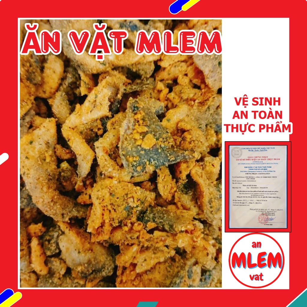 Da cá trứng muối đồ ăn vặt đậm đà thơm ngon