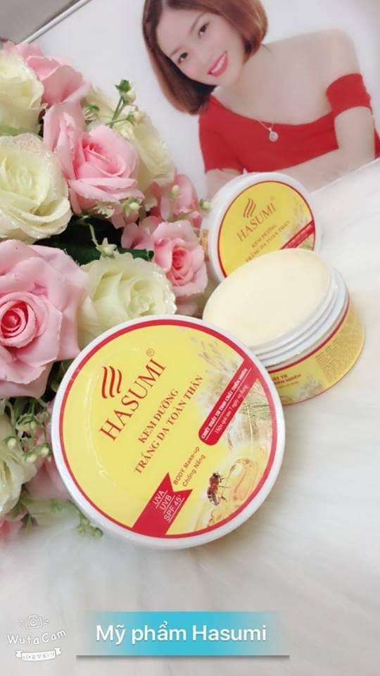 Kem dưỡng trắng da toàn thân Hasumi