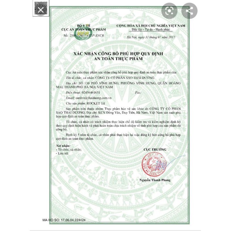 [HCM][HÀNG CHUẨN] Thực Phẩm Chức Năng Viên Uống Rocket 1h (6 viên)