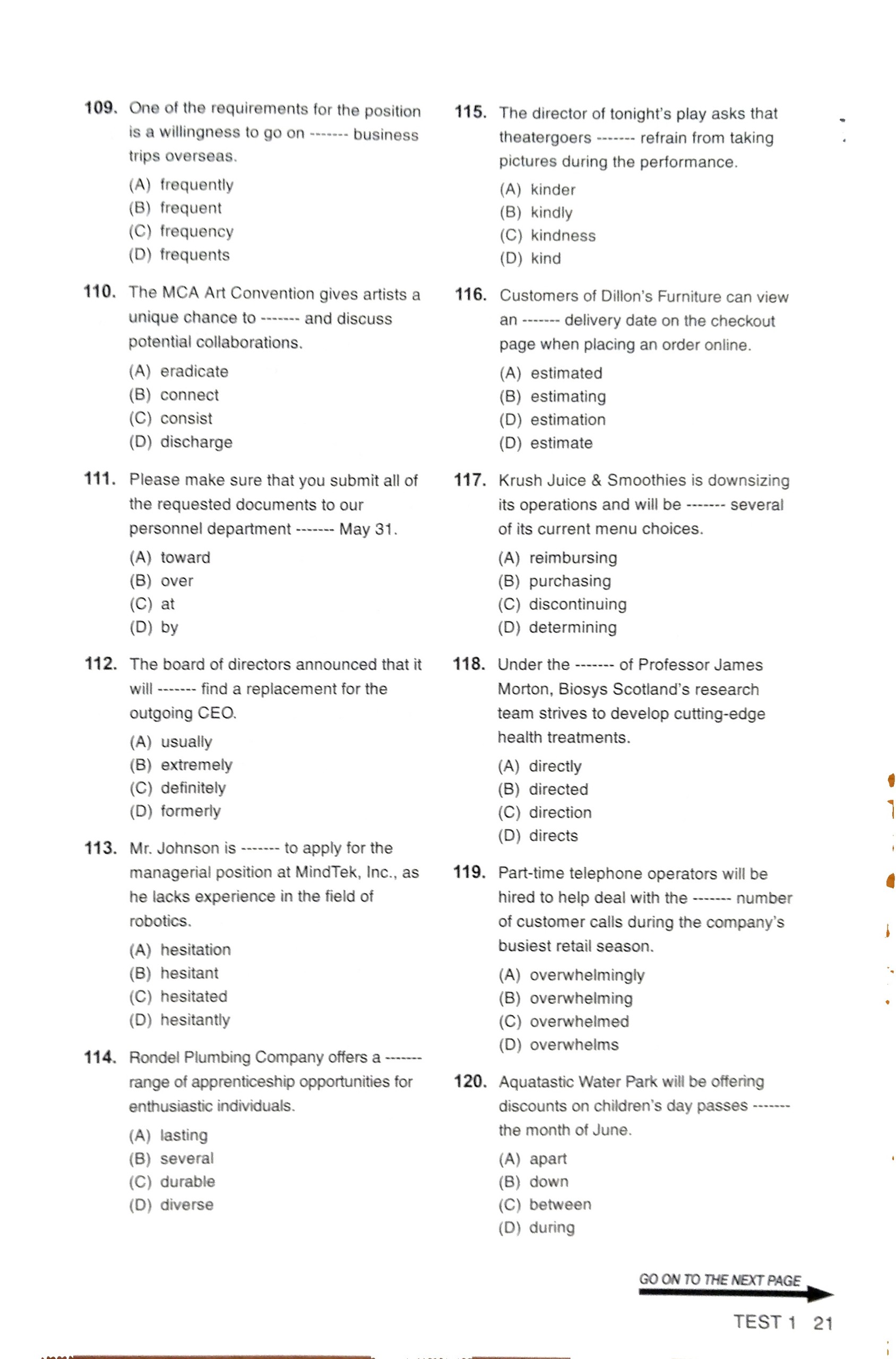 Sách Mới Alphabooks - YBM Actual Toeic Tests RC 1000 - Vol 1